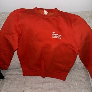 H&M Bright Orange Crewneck